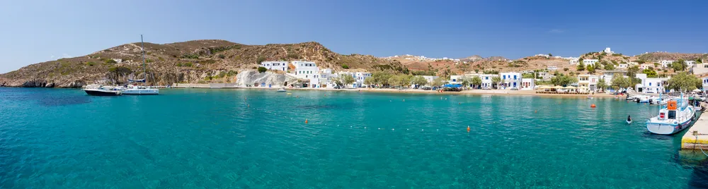 The harbour of Psathi on Kimolos